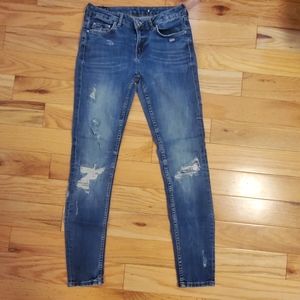 Zara Distressed Skinny Jeans